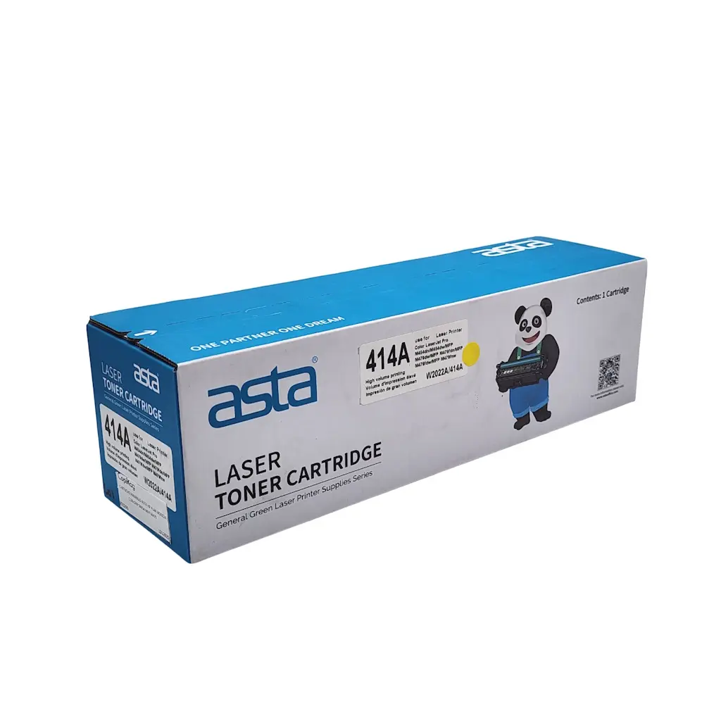 CARTUCHO DE TONER ASTA HP 414A W2022A M454 MFP M479 CON CHIP AMARILLO