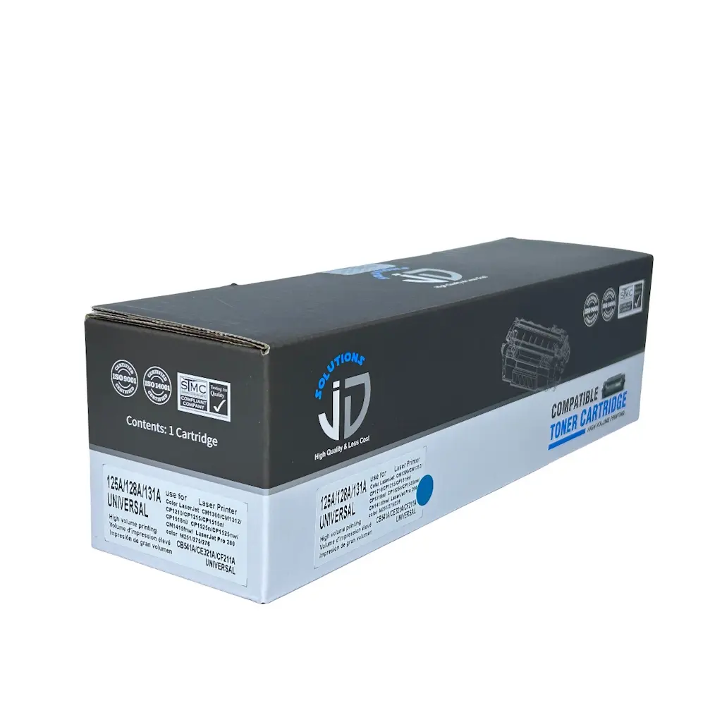 CARTUCHO DE TONER CIAN HP 541A 125A 128A CRG131 CP1215 1515 1518 1525 CM1312 1415 M251 276 CANON LBP5050 8040 8050 8080 JD