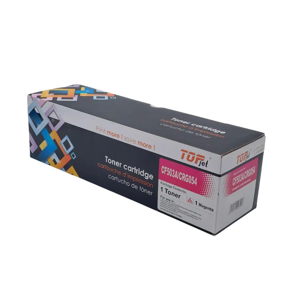 CARTUCHO DE TONER HP CF503A 202A PRO M254 M281 CANON LBP620 622 MF640 MF642 MF644 MAGENTA TOPJET