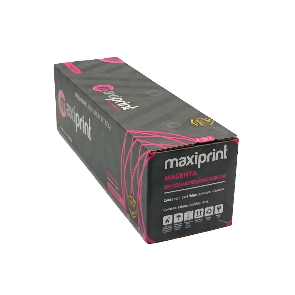 CARTUCHO DE TONER MAGENTA 533A 304A 305A 312A HP CM2320 CP2025 M451 475 351 375 476 IR LBP7200 7210 7600 7660 7680 MF8350 8380