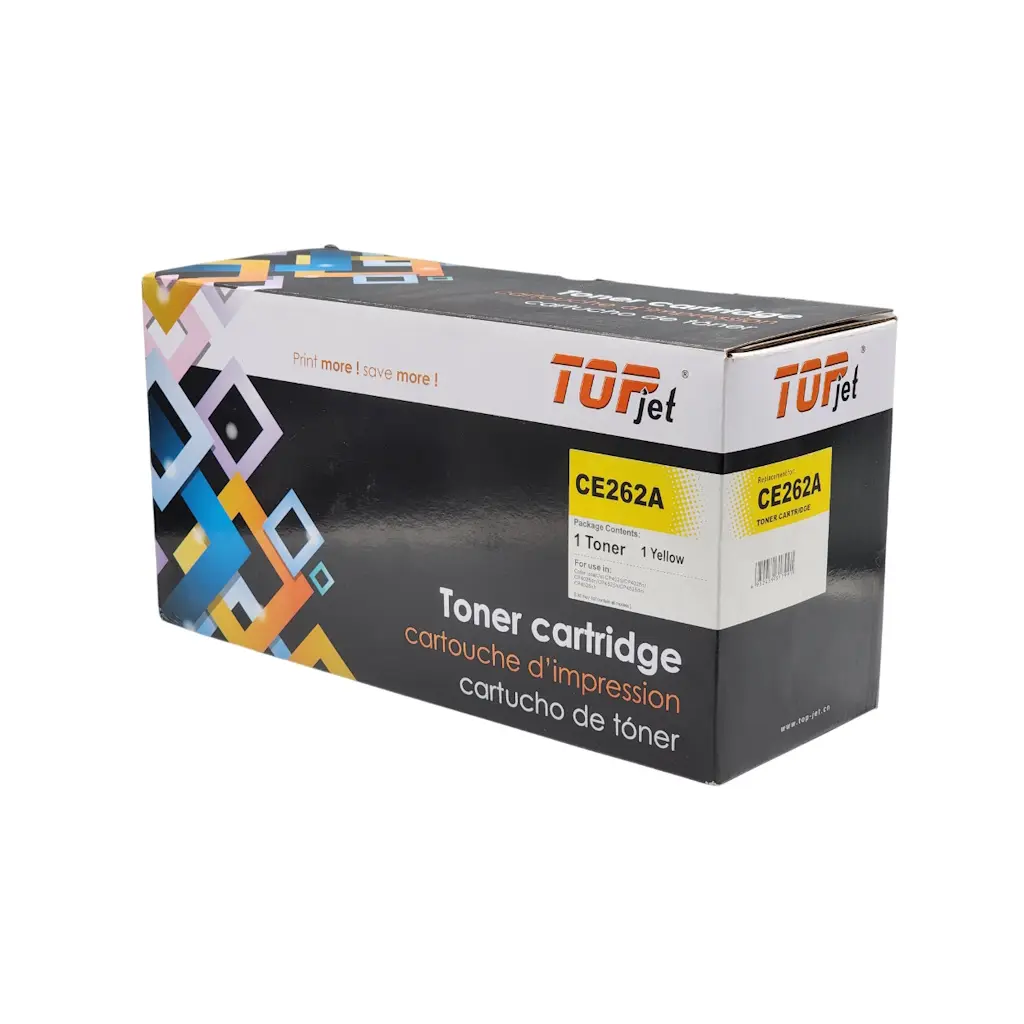 CARTUCHO TOPJET AMARILLO HP CE262A 647A CP4025 CP4525
