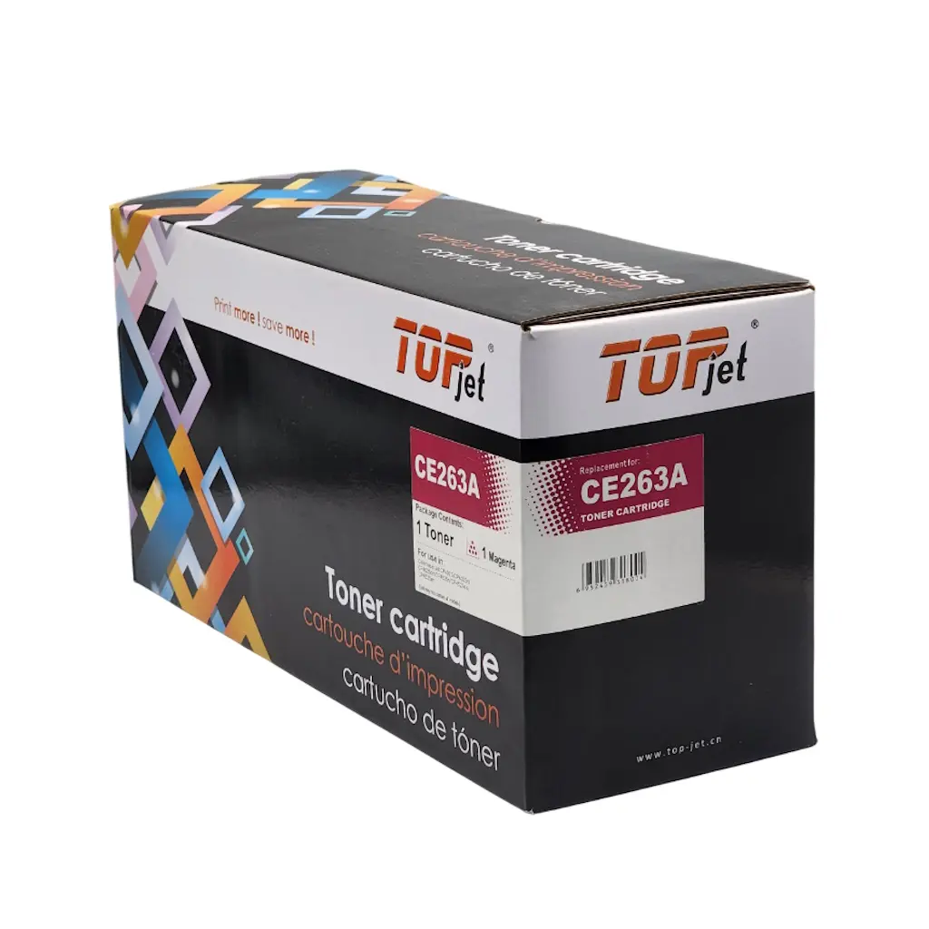 CARTUCHO DE TONER MAGENTA HP CE263A 647A CP4025 CP4525 TOPJET 