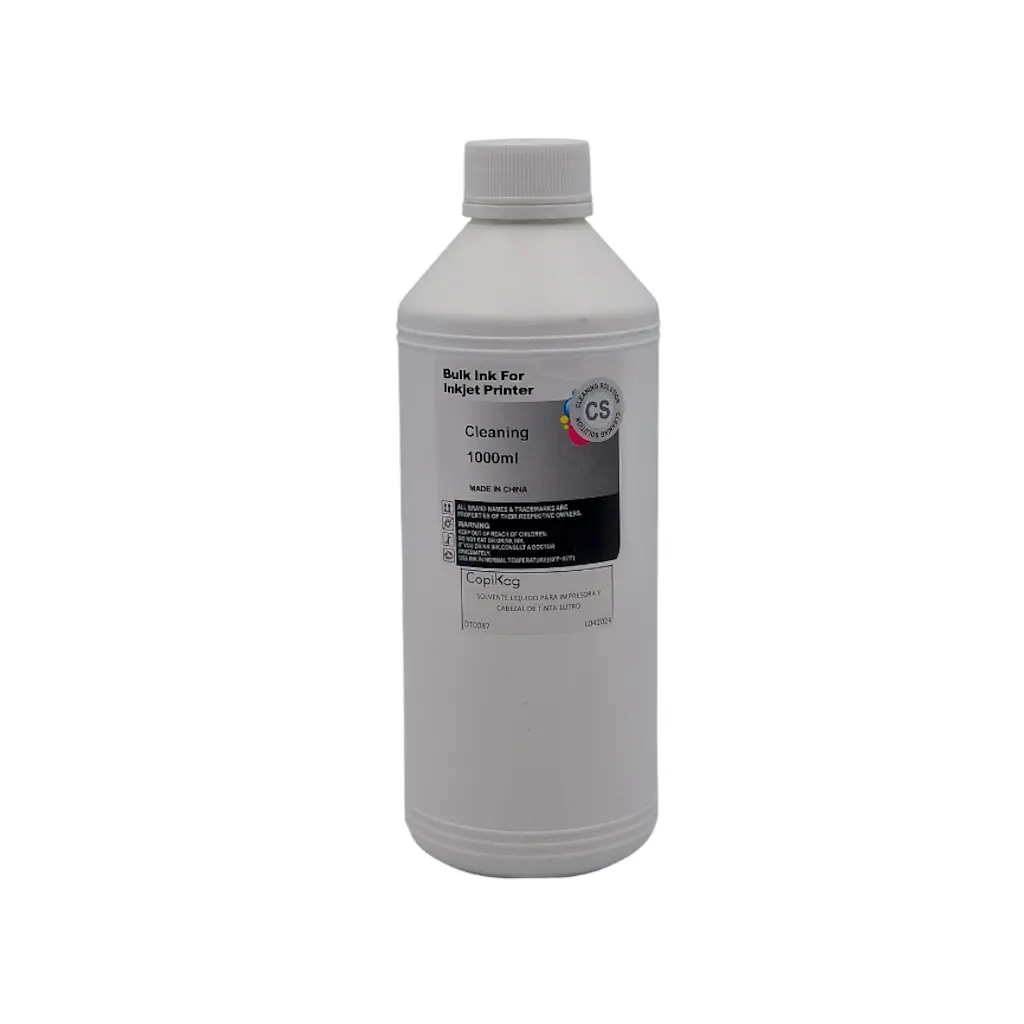 SOLVENTE LIQUIDO PARA IMPRESORA Y CABEZAL DE TINTA 1 LITRO