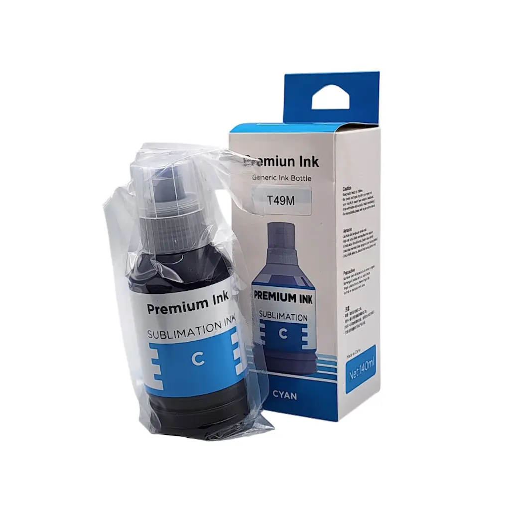 TINTA PREMIUN INK CIAN EPSON SUBLIMACION T49M ET-8500 ET-8550 F170 F570 F571 140ML