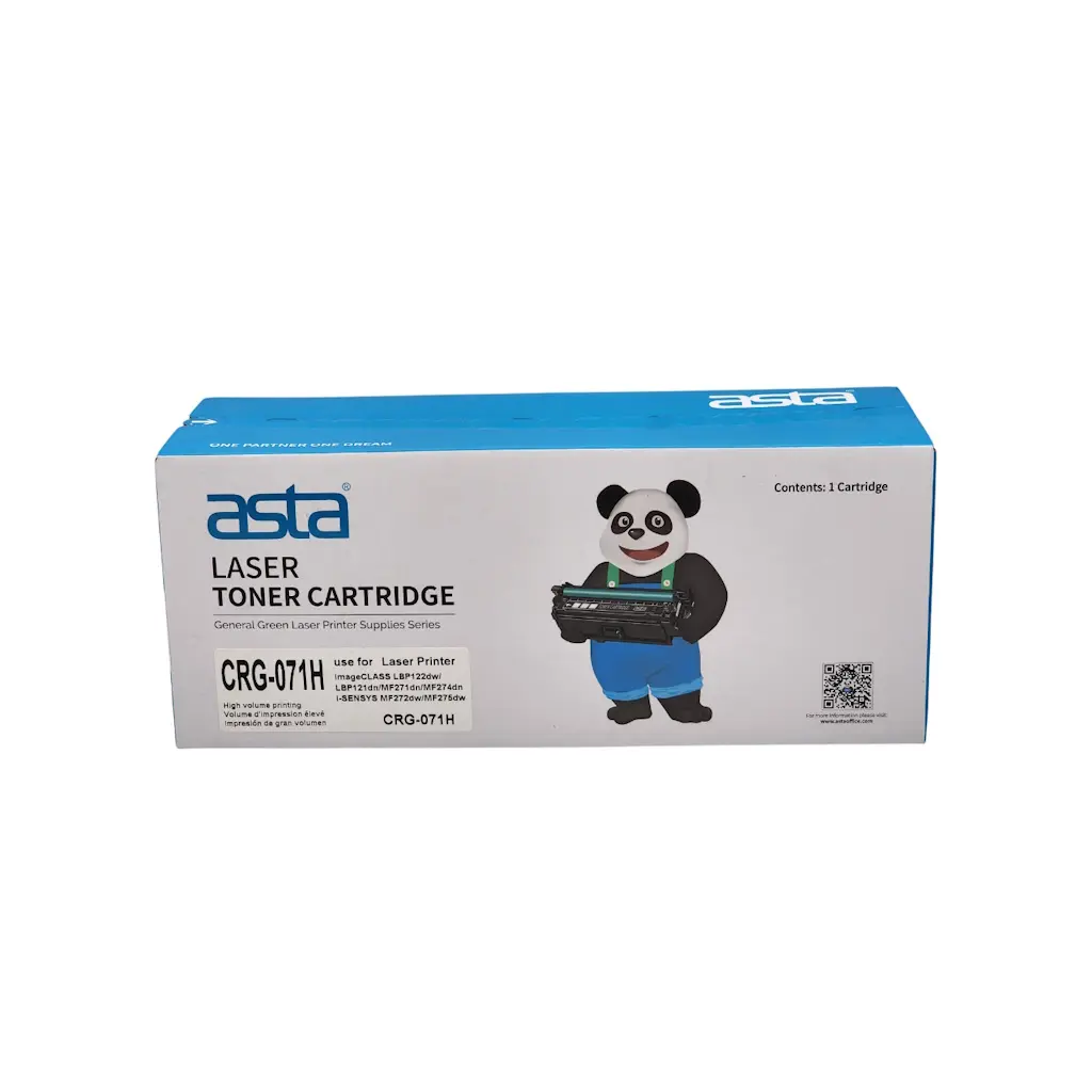 [XT0302] CARTUCHO DE TONER ASTA CRG-071H CON CHIP HP IMAGECLASSE LBP122dw LBP121dn LBP120 CANON MF271dn MF274dn i-SENSYS MF272dw MF275dw