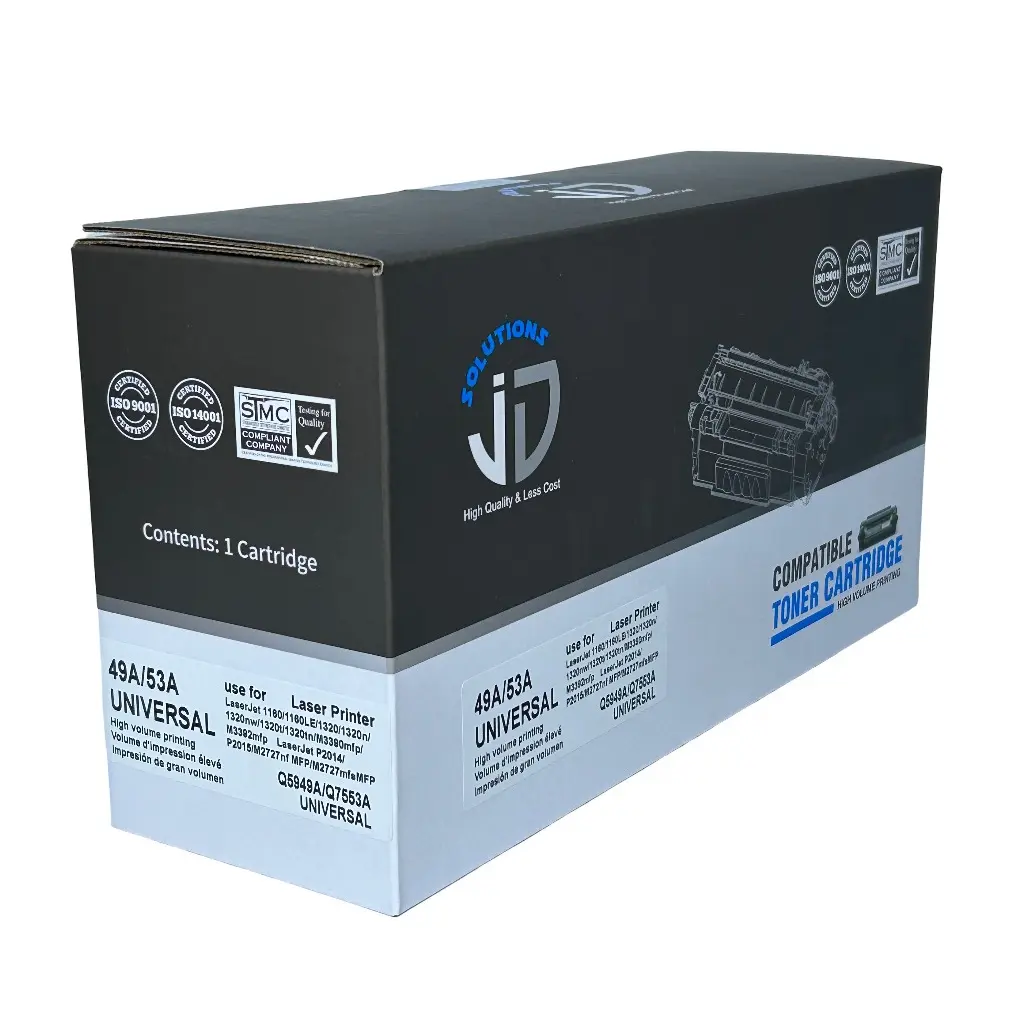 [XT0388] CARTUCHO DE TONER HP 7553A 5949A LASER JET 1160 1160LE 1320 1320N 1320NW 1320LN M3380MFP M3392MFP P2014 P2015 M2727 M2727MFE JD