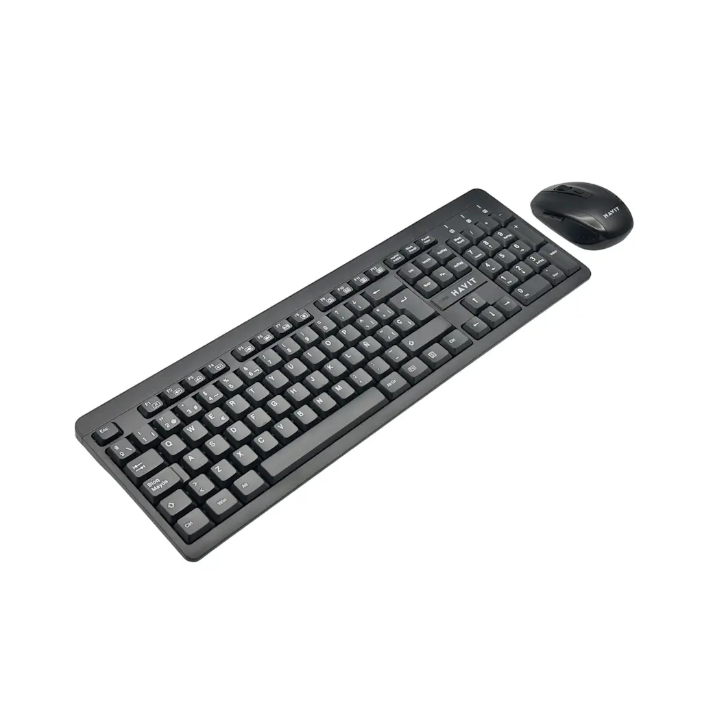 [PC0040] KIT TECLADO/ MOUSE HAVIT INALAMBRICO KB260GCM CM NEGRO