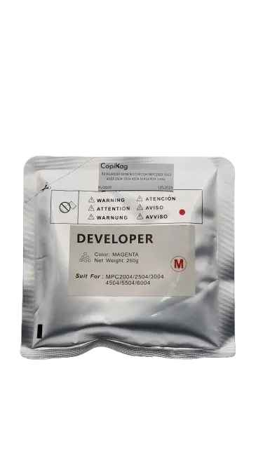 [RV0020] REVELADOR GENERICO RICOH MPC2503 3503 4503 2504 3504 4504 MAGENTA 250G