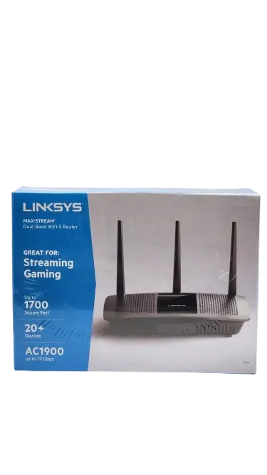 [XT0203] ROUTER LNKSYS MAX-STREAM GAMER AC1900 GIGABIT DOBLE BANDA WIFI 5 VELOCIDAD HASTA 1.9Gbps 2.4Ghz Y 5Ghz