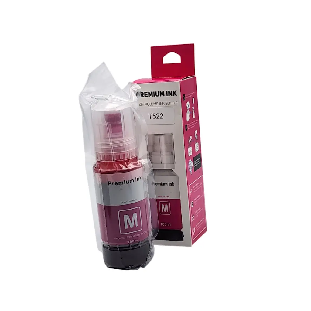 [TI0030] TINTA EPSON MAGENTA T522 ET-2720 ET-2800 ET-2803 ET-4800 ET-4700 PREMIUN INK 100ML