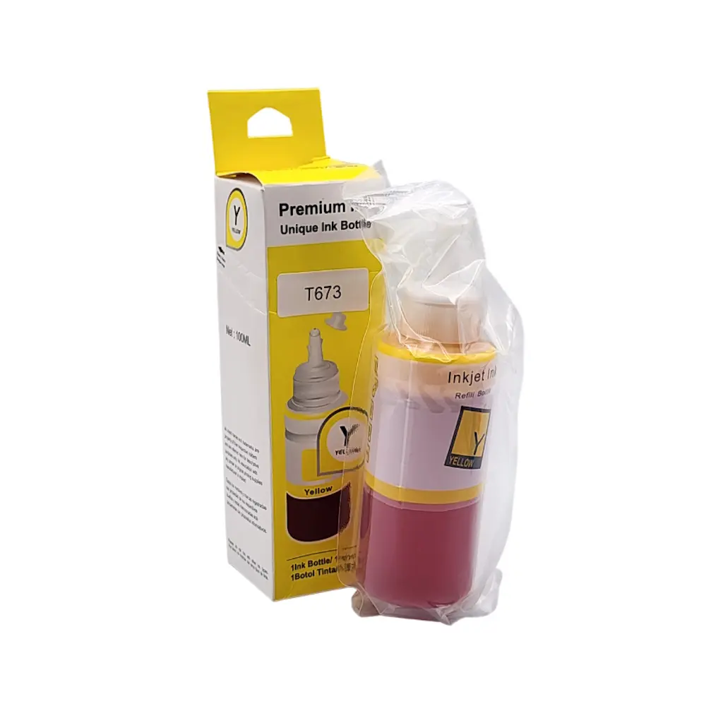 [TI0044] TINTA EPSON T673 L800 L805 L810 L850 PREMIUN INK AMARILLO 100ML