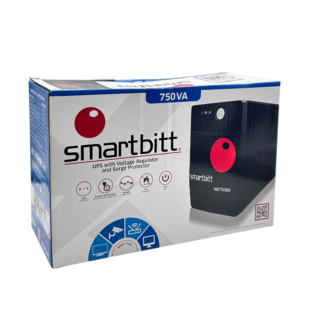 [PC0048] UPS SMARTBITT 750VA 6 SALIDAS 375W